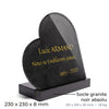 Plaque funéraire marbre-noir 19 Plaquedeces.fr
